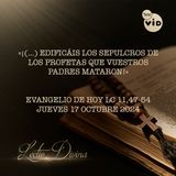 El evangelio de hoy Jueves 17 Octubre de 2024 📖 #LectioDivina #TeleVID