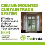 Ceiling Mounted Shower Curtain Track