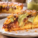 SBRICIOLATA ALLA NUTELLA PISTACCHIO E CREMA