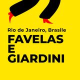 Favela e giardini. Rio de Janeiro, Brasile
