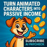 AI-Generated Cartoons: Turn Animated Characters into Passive Income Side Hustles for Kids Content