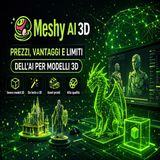 Meshy- come funziona l’AI per creare modelli 3D