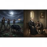 Il maiale pareva il prete-Roure