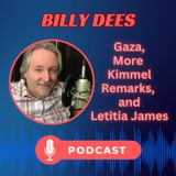 Gaza, More Kimmel Remarks, and Letitia James