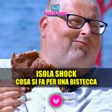 Isola Dei Famosi: Il Taglio Shock Di Adinolfi Per Una Bistecca!