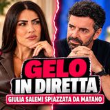 Giulia Salemi e Alberto Matano, gelo in diretta: la reazione spiazza