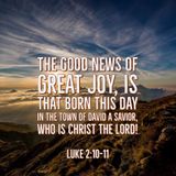 Jesus Birth Is the Beginning of God's Great Rescue Mission for Mankind.