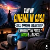 Mini proiettore portatile Android, cinema in casa in offerta su Amazon