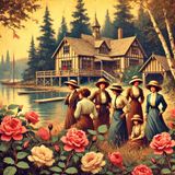 25 - Outdoor Girls at Wild Rose Lodge by Laura Lee Hope