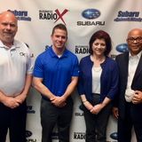 Eric Williamson & Lisa Ricker with WGTA a MeTV affliliate and DeWitte Thompson with Healthy Life and Fitness Consultants