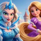 Snow Queen _ Rapunzel_ A Fairy Tale Live Stream Adventure 👑✨ _ KONDOSAN