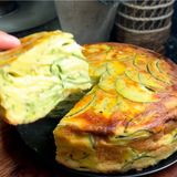 Torta invisibile di zucchine