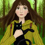 Greta and the Black Cat | Stories About Cats