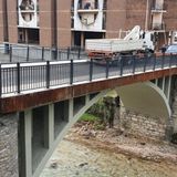 Prove di carico sul ponte del Maglio dopo i lavori da 760 mila euro finanziati col Pnrr
