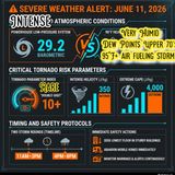 6-11-26: Severe Weather Outbreak Alert: Double-Digit Tornado Threat