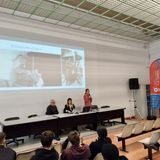 Giorgio Bonato agli studenti del Garbin: “Costruirò un nuovo biplano e volerà da Tokyo a Roma”