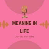 Episode 3: The Question of Meaning in Life