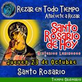 ROSARIO DE HOY JUEVES 23 DE OCTUBRE DEL 2025 MISTERIOS LUMINOSOS.  Rosario a la Virgen María. 🌹 
