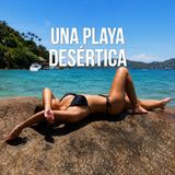 Una playa desértica