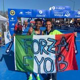 Eyob Faniel Ghebrehiwet ha stabilito il nuovo record italiano di maratona: 2h07’19’’ (audio – interviste a Faniel, Pertile, Chittolini)