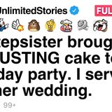 My stepsister made my guests vomit at my birthday party