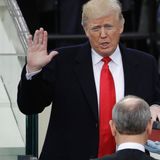 Donald Trump Takes Oath Of Office