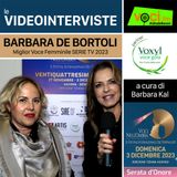BARBARA DE BORTOLI su VOCI.fm da "VOCI NELL'OMBRA 2023" - clicca play e ascolta l'intervista