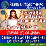 Coronilla a la Divina Misericordia de hoy. - Jueves 24 de Julio 2025 - Jesús en ti confio
