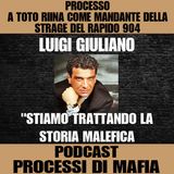 Luigi Giuliano "Stiamo trattando la storia malefica" - Processo a Salvatore Riina come mandante strage rapido 904