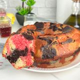 Ciambella zuppa inglese a 3 gusti in un solo impasto