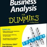 Book1. Business Analysis for Dummies - Part 1
