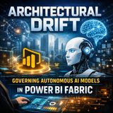 Architectural Drift: Governing Autonomous AI Models in Power BI Fabric