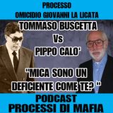 Confronto Tommaso Buscetta Vs Pippo Calò "Mica sono un deficiente come te" - Processo Giovanni La Licata