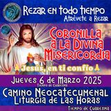 CORONILLA A LA DIVINA MISERICORDIA DE HOY. JUEVES 6 DE MARZO 2025. IGLESIA CATOLICA 🙏 REZAR EN TODO TIEMPO. TIEMPO DE CUARESMA.     
