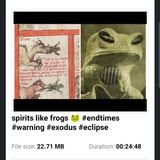 spirits like frogs 🐸 #endtimes #warning #exodus #eclipse

Download Progress