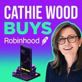 235. Cathie Wood Buys Robinhood On The Dip | ARKK Bought $45mil More HOOD Shares