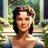 "Scarlett O'Hara was not beautiful, but men seldom realized it when caught by her charm."