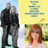 Two Psychics Ep35 Frequency & Andrea Candee Vibrational Medicine/Lyme Disease