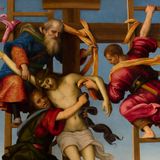"Deposizione di Cristo dalla Croce" di Filippino Lippi e Pietro Vannucci detto il Perugino