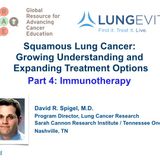 Squamous Lung Cancer, Part 4: Immunotherapy (audio)