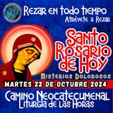 SANTO ROSARIO DE HOY, MARTES 22 DE OCTUBRE 2024🌹MISTERIOS DOLOROSOS. Rosario a la Virgen María.🌹