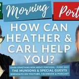 How can Heather & Carl HELP YOU? Breakfast on Good Morning Portugal!