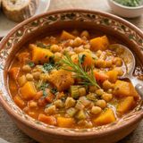 Zucca e ceci in umido: il segreto irresistibile  per farla densa e cremosa senza panna né burro