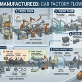 How a Car is Manufactured in Car Factory