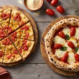 Pizza fatta in casa con un solo impasto