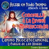 CORONILLA A LA DIVINA MISERICORDIA DE HOY. DOMINGO 20 DE JULIO 2025. 🙏  REZAR EN TODO TIEMPO.   