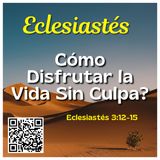 ¿Cómo Disfrutar la Vida sin Culpa? | Eclesiastés 3-12-15 Explicado