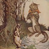 De wolf en het kindje | Aesopus Fabels