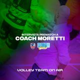 Daniele Moretti prima di Cus Cagliari-Personal Time gara due play off