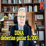 Dina debería ganar 300 soles (Entrevista a la Fiscal de la Nación Delia Espinoza)